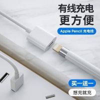 Apple Pencil手写笔充电线苹果ipad pro一代触控笔配件充电转接头 白色[0.3米]单条装
