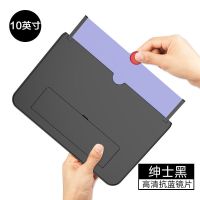 多功能12寸手机放大器高清屏幕12寸屏幕放大器抗蓝光护眼桌面支架 绅士黑(10寸抽屉式)