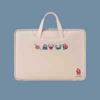 小怪兽手提电脑包适用苹果华为华硕联想戴尔微软13.3寸15.6寸14寸 小怪兽(米色) 13寸