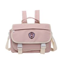 原创 樱桃酱 制服包3way包 桜野高 日常JK校园双肩包手提斜挎DK包 粉紫色 [不带挂件]