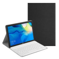 华为MatePadPro10.8蓝牙键盘保护套10.4寸磁吸平板电脑m6荣耀V6壳 经典黑皮套+键盘[送鼠标+膜] 华为