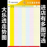 可擦写中国体育彩票大乐透走势图海报彩票大乐透开奖号走势图 24寸(40X60厘米) PP背胶(撕开即贴)