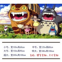 宫崎骏海报墙贴龙猫千与千寻动漫学生宿舍卧室儿童房贴画自粘 宫崎骏 1 宽100x高60cm