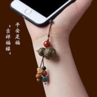 原创手机挂件吊坠装饰男女款黄铜葫芦个性创意 原创手机挂件吊坠装饰男女款黄铜葫芦个性创意