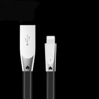 自动断电数据线苹果加长iPhone11/X/12/6/7plus手机充电线快充 自动断电[指示灯/黑色] 0.3米[短线