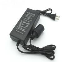 220V转12V汽车点烟器插座家用电源转换器车载吸尘器冰箱适配气泵 60W