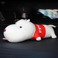 车用卡通竹炭狗除异味消臭活性竹炭包汽车用品车载摆件创意长嘴狗 红色