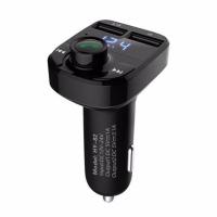 现代车载MP3播放器汽车点烟器双USB充电蓝牙音乐免提电话MP4 车载mp3