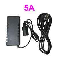 电源转换器变压器220V转12V点烟器插头冰箱吸尘器家用电源适配器 5A