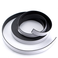 教学门帘橡胶磁铁软性吸铁石磁性磁片冰箱贴背胶磁条磁力贴片黑板 1件1米装 宽10x厚1.5mm