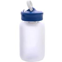 韩版磨砂玻璃杯可爱简约创意杯子便携水杯女学生水瓶小清新随手杯 特惠款图案款式随机 460ml