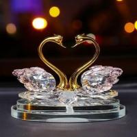 天鹅汽车摆件车载香水高档女神款创意小车内饰品车上装饰用品大全 粉红色