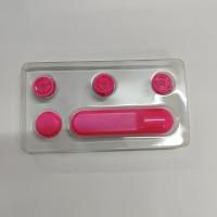 P1理线器 数据线磁吸收纳器 P1集线器 桌面归纳车载充电线理线器 玫红色