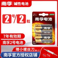 南孚2号电池LR14碱性1.5V中号C型二号干电池收音机手电筒摇椅玩具 2号电池(2粒)