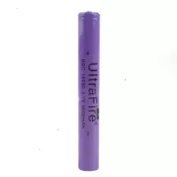 18650加长锂电池并联大容量可充电3.7V防爆强光手电筒2节连体电池 一节加长18650电池
