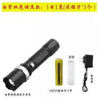 蝎子灯捕蝎紫光强光手电筒大功率超亮远射可充电捉豆虫灯大容量灯 5000M捕蝎灯1电1充送聂子