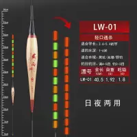 高灵敏咬钩变色芦苇夜光漂醒目日夜两用电子漂鲫鲤鱼超亮感应鱼漂 LW-01(吃铅约 1.8g) (不变色)