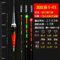 变色电子漂夜光漂咬钩变色重力感应日夜两用醒目鲫鱼鲤鱼水库鱼漂 E01（一目柱子加粗）铅0.89克 不变色（1支）