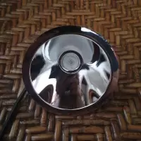3.7v黄光蓝铝合金反光杯头灯矿灯聚光手电筒钓鱼灯杯LED伏光源组 4.6厘米铝合金灯头五瓦蓝光