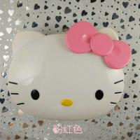 hello kitty可爱卡通折叠 计算器 创意KT翻盖便携式计算机 化妆镜 粉红色