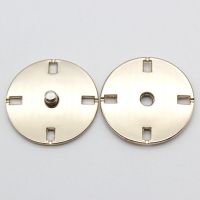 暗扣扣子隐形子母扣防走光扣大衣皮草金属按扣毛衣摁扣圆扣子纽扣 十字[亮金] 12mm[5付]送针线