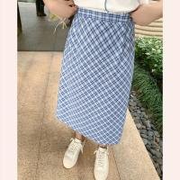 大码女装胖mm白色衬衫女短袖夏2021年新款宽松显瘦上衣半身裙套装 半身裙 L 100-120斤