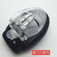万能充电器老式夹子充小米三星照相机老人机快充手机通用型电池板 黑三灯万能充 慢充的