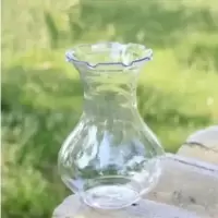三孔水培塑料花瓶水养透明花瓶 风信子塑料花瓶一个