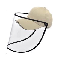 防飞沫厨房防油烟渔夫帽男防尘遮阳防晒棒球帽户外防护帽子女大沿 防护棒球帽米色(帽檐9厘米)