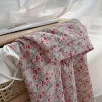 碎花半身裙女夏天2021新款高腰大码中长款a字雪纺裙子ins超仙显瘦 粉色 碎花 S 半松紧腰+建议78-90斤