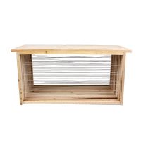 中蜂专用42成品巢框带框巢础小型蜜蜂箱不锈钢丝养蜂全套工具 42中蜂专用半成品巢框(10个)