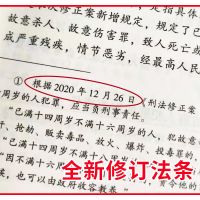 正版刑法典修正案十一最新版注释本法条法规解释理解适用法律书籍