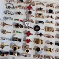 孤品钛钢戒指不掉色断码特价 时尚大牌戒指 孤品戒指5号