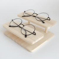 实木眼镜架挂手串娃娃架首饰架柜台墨镜框陈列收纳托太阳镜展示架 两层