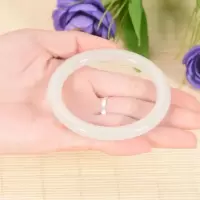 工厂批发[细圆条手镯]天然手镯真货镯子真品真玉手镯女款 52mm