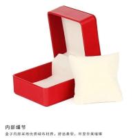 表盒高档手表盒时尚潮流便携式手表盒大牌手表专用盒子 红色