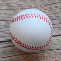 儿童用PU软式棒垒球海绵棒球垒球 TeeBall棒垒球 8.5英寸白色棒球