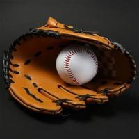 棒球手套儿童 垒球手套儿童少年 青年成人 投手送棒球 10.5寸棕色