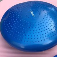 平衡垫气垫按摩坐垫儿童瑜伽平衡盘软垫加厚防爆平衡训练球 蓝色平衡垫 1只装(无配件)