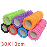 泡沫轴瘦小腿瘦腿神器腿部按摩器狼牙棒滚轮肌肉放松器滚轴初学者 30*10cm小号迷你版 经典款二等品颜色随机