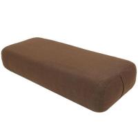 瑜伽方形抱枕艾扬格新品瑜伽辅助靠垫高密度海绵瑜伽枕批发 棕色