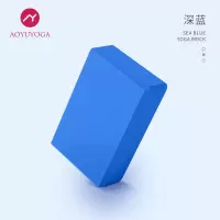 瑜伽砖高密度初学者儿童舞蹈练功压腿海绵泡沫砖瑜珈砖块砖头 1块砖[宝石蓝](买三块送一块)