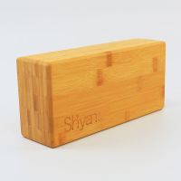 施颜瑜伽砖艾杨格实木瑜伽砖木砖瑜伽小木砖瑜珈榉木砖可订制LOGO 竹子砖