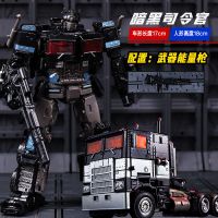 变形金刚玩具擎天柱大黄蜂汽车机器人合金版模型儿童男孩超大 19cm飞机威震天[部分合金]送武器