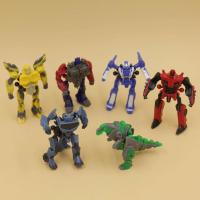 健达奇趣蛋玩具男孩变形金刚擎天柱大黄蜂摆件礼物 健达变形金刚一套6个