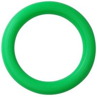 套圈环塑料圈圈圆环放西瓜垫圈篮球足球摆放底座儿童投掷套圈玩具 15cm绿