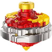 超变战陀小孩魔幻陀螺玩具男儿童二星三星灯光升级版旋风战魂斗盘 一个随机发光陀螺[不包含发射器] 不加战斗盘