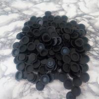 石膏娃娃封底板石膏像白坯娃娃模具封底板底塞底盖黑色塞子27MM 100个地塞