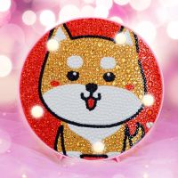 儿童小夜灯满钻钻石画十二生肖益智小幅贴画卡通圆形手工diy制作 小狗狗