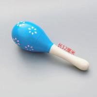 儿童木质沙锤 儿童音乐乐器玩具 幼儿园早教卡通 奥尔夫打击乐器 小号卡通款(1岁用随机颜色)